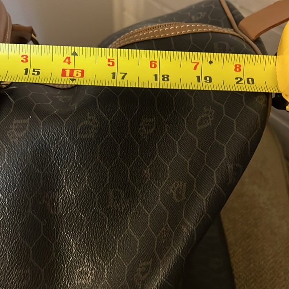 Vintage Christian Dior black honeycomb weekend duffle bag - Picture 6 of 13